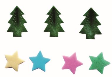 Dekoracja opłatkowa Mix Boże Narodzenie (op. 200 szt.) - Daisy Decor